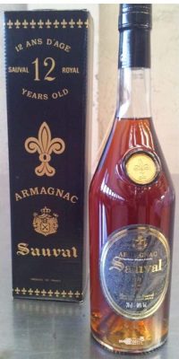 Armagnac Sauval 12 Ani 0.7L