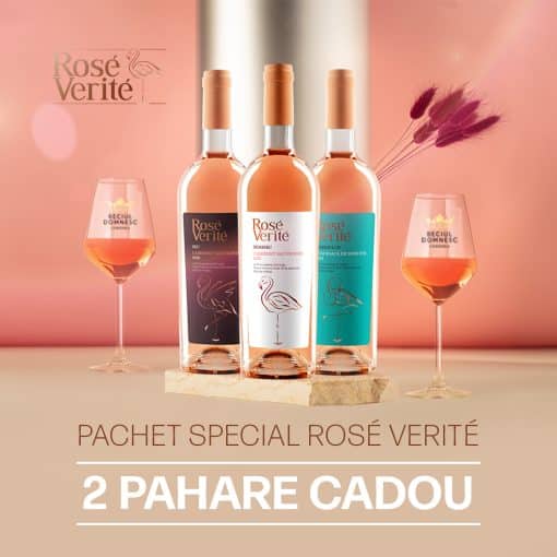Pachet 3 Rose Verite Mix + 2 Pahare