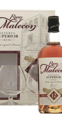 Malecon Reserva Superior 12 Ani + 2 Pahare 0.7L