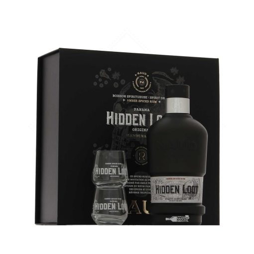Naud Hidden Loot Spiced Rom + 2 Pahare 0.7L