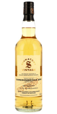 Signatory Vintage 100 Proof Cameronbridge 12 Ani 0.7L