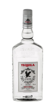 Tres Sombreros Tequila Silver 0.7 L